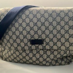 Gucci Supreme canvas diaper bag